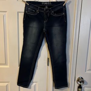 Rue 21 dark blue skinny jeans